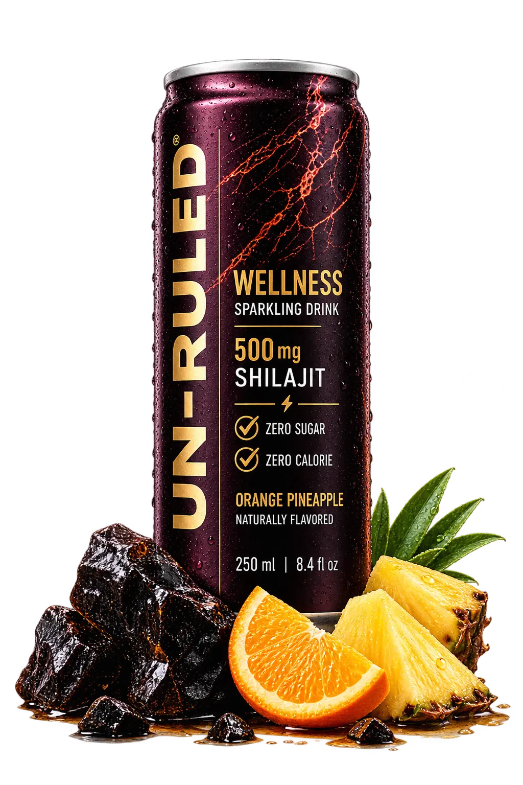 500 mg Shilajit Sparkling Black Cherry
